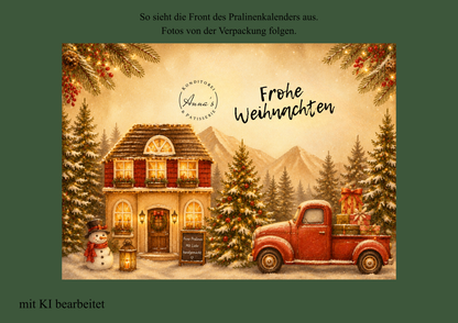 Design 2026 Weihnachtstruck Pralinenadventskalender - Vorbestellung
