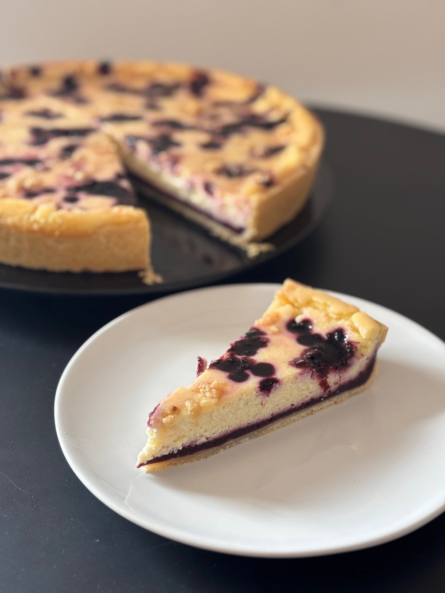 Vegan Blueberry Cheesecake