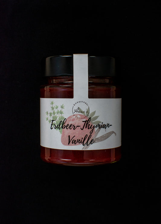 Erdbeer-Thymian-Vanille Fruchtaufstrich