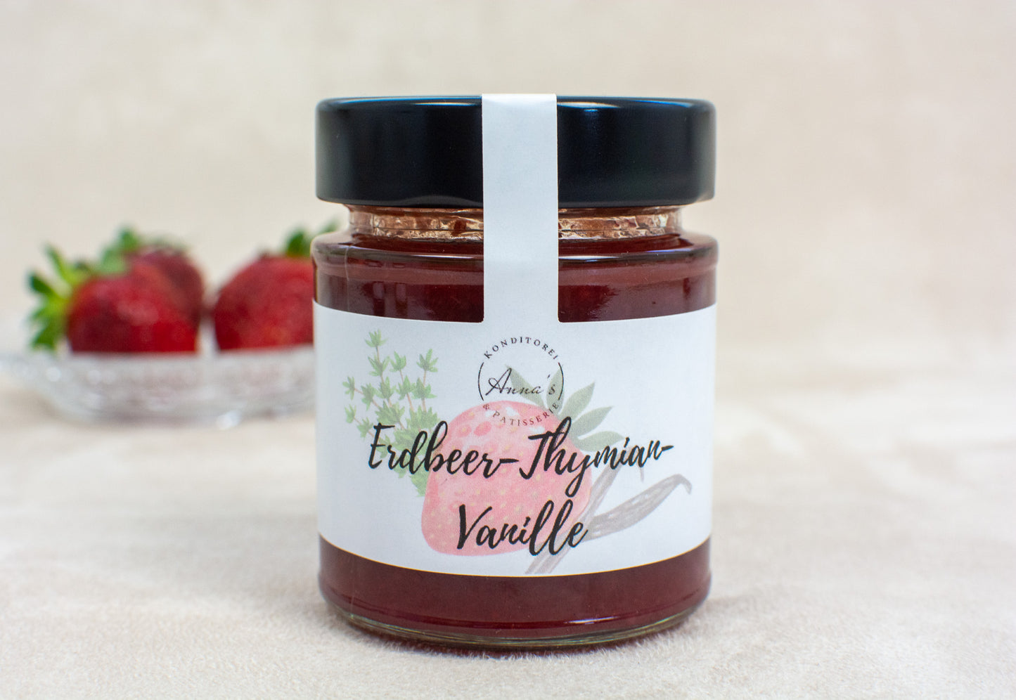 Erdbeer-Thymian-Vanille Fruchtaufstrich