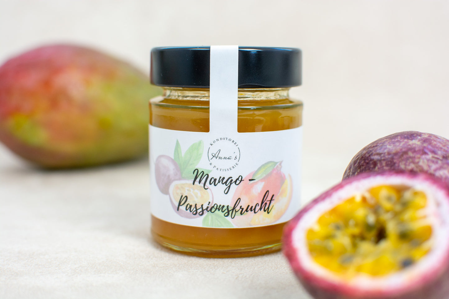 Mango-Passionsfrucht Fruchtaufstrich