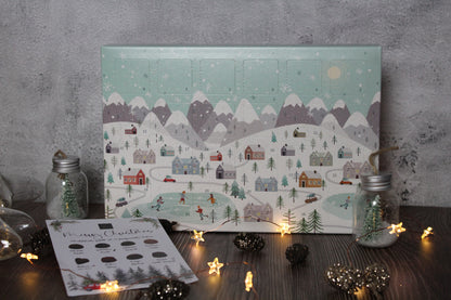 Design 2025 Winterlandschaft Pralinenadventskalender - Vorbestellung