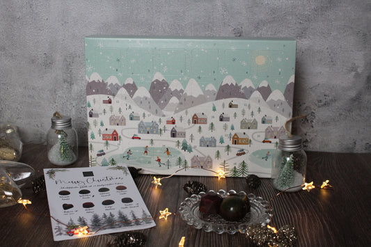 Design 2025 Winterlandschaft Pralinenadventskalender - Vorbestellung
