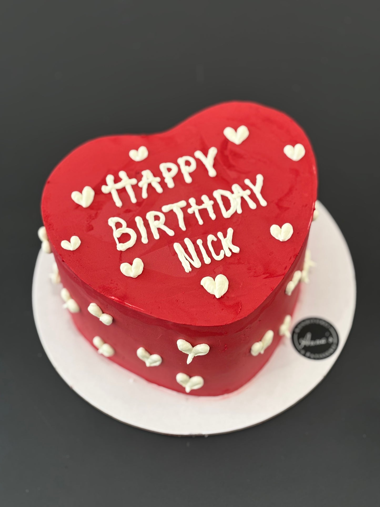 Simple Heart Cake