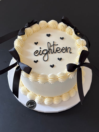 Ribbon Vintage Cake