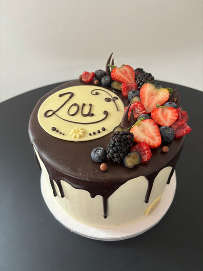 Berry Drip Cake