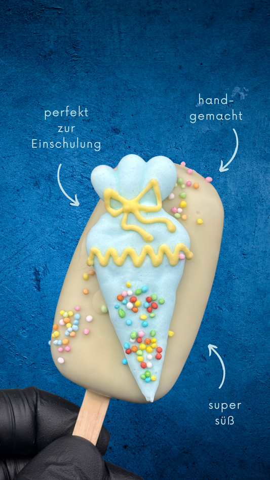 Schultüten-Cake Pop