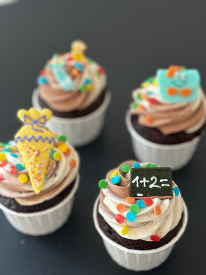 Cupcakes bunter Schulanfang