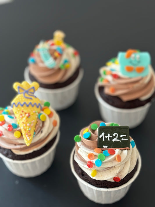 Cupcakes bunter Schulanfang