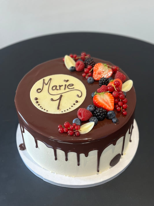 Berry Drip Cake
