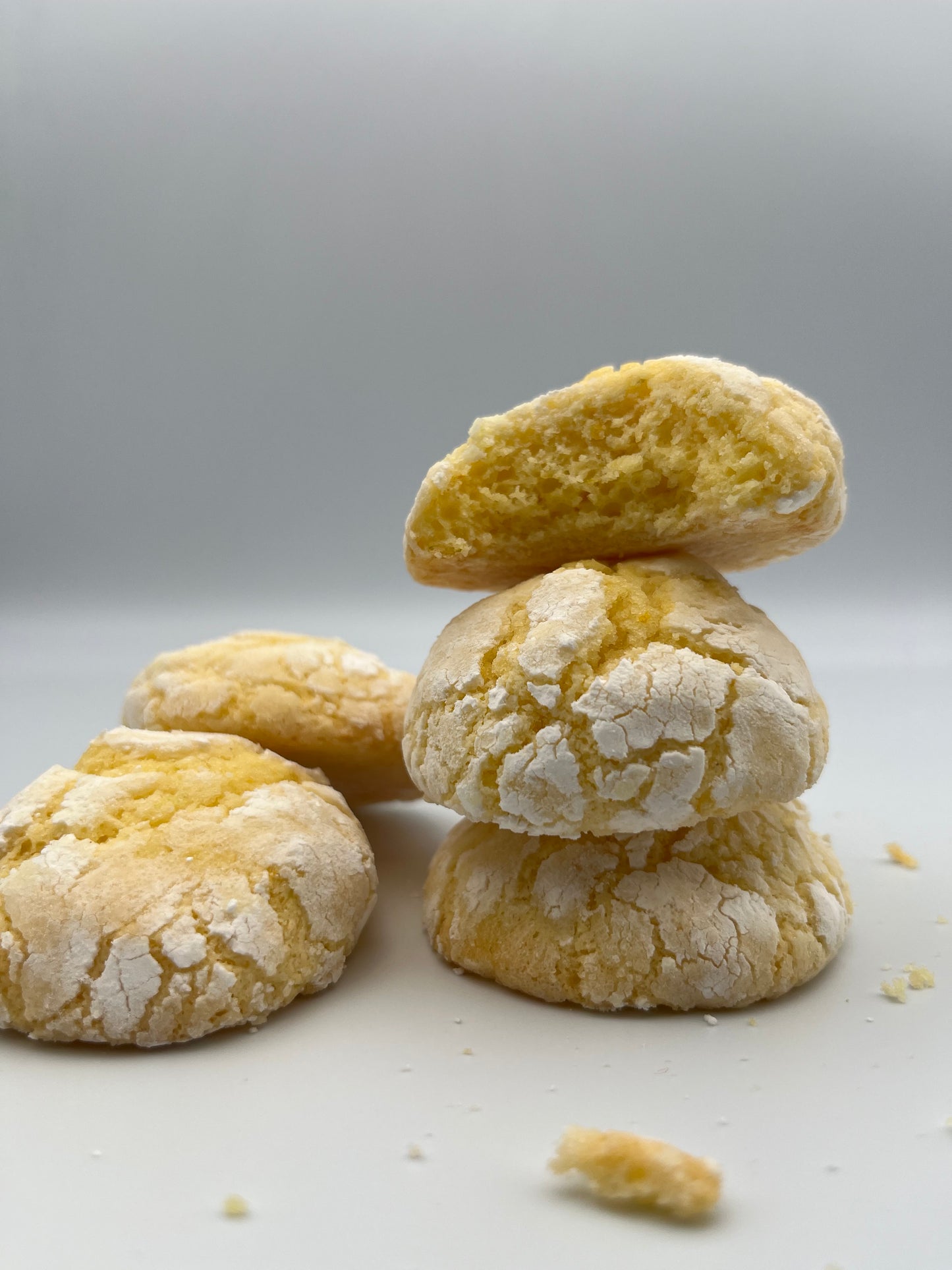 Lemon Crinkle Cookies