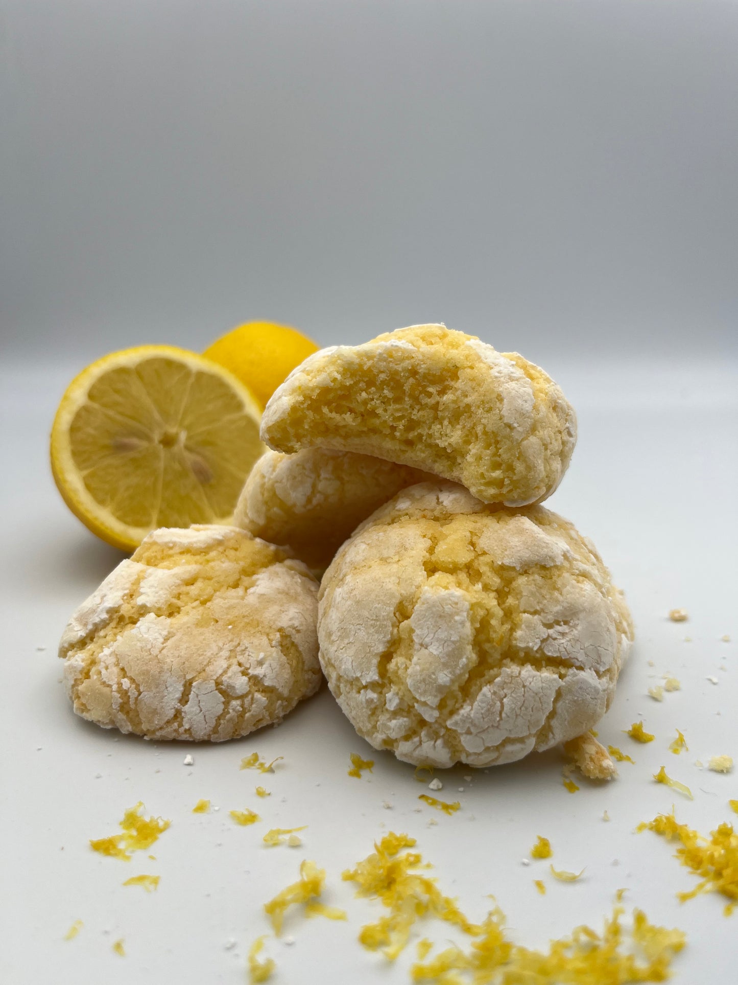 Lemon Crinkle Cookies
