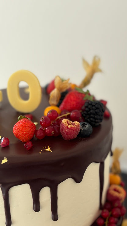 Berry Drip Cake