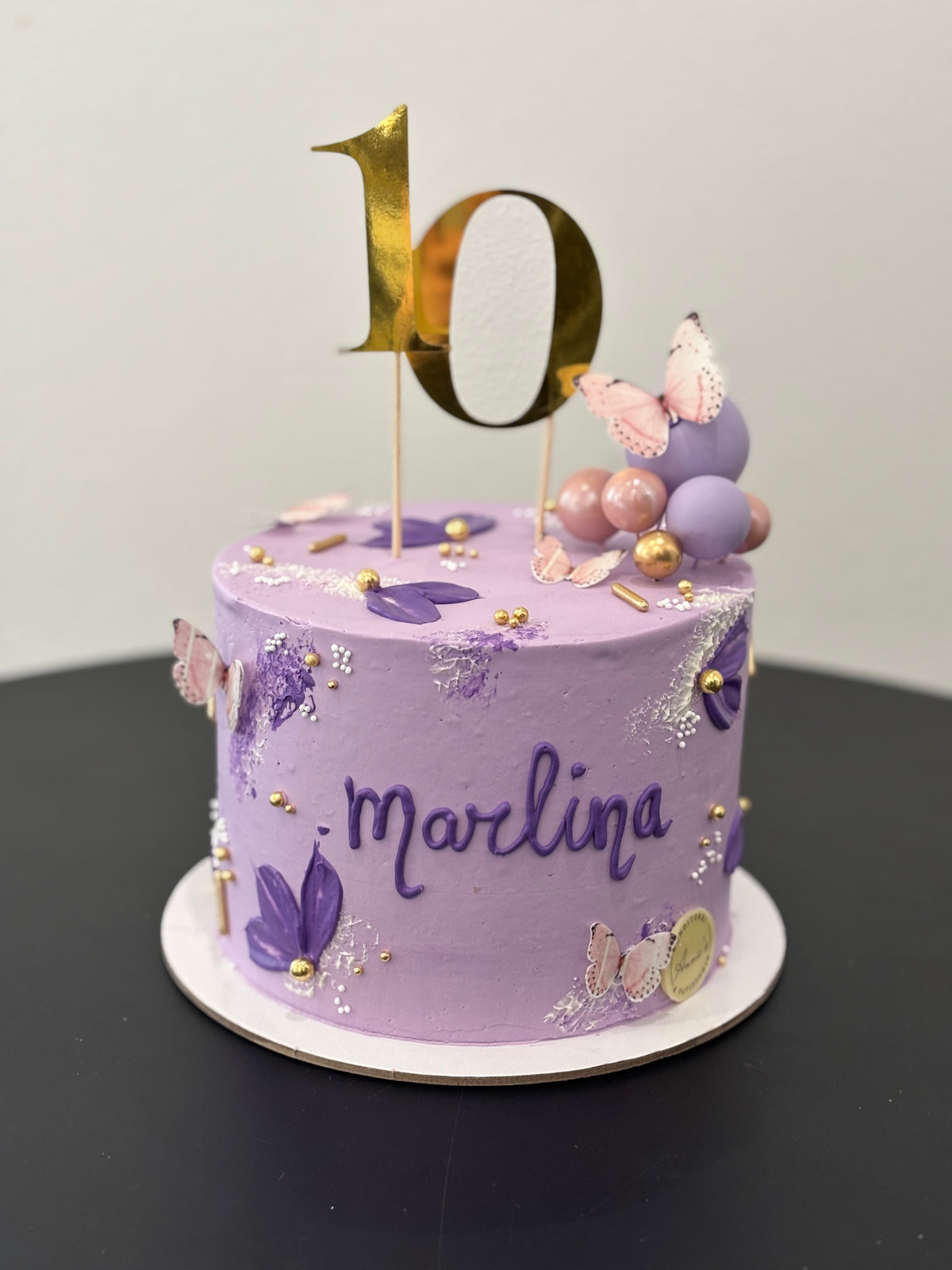 Lila Butterfly Torte