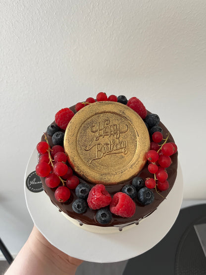 Berry Drip Cake