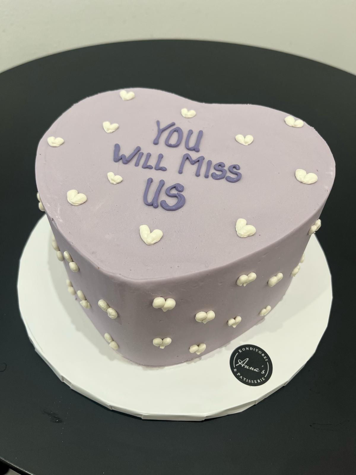 Simple Heart Cake